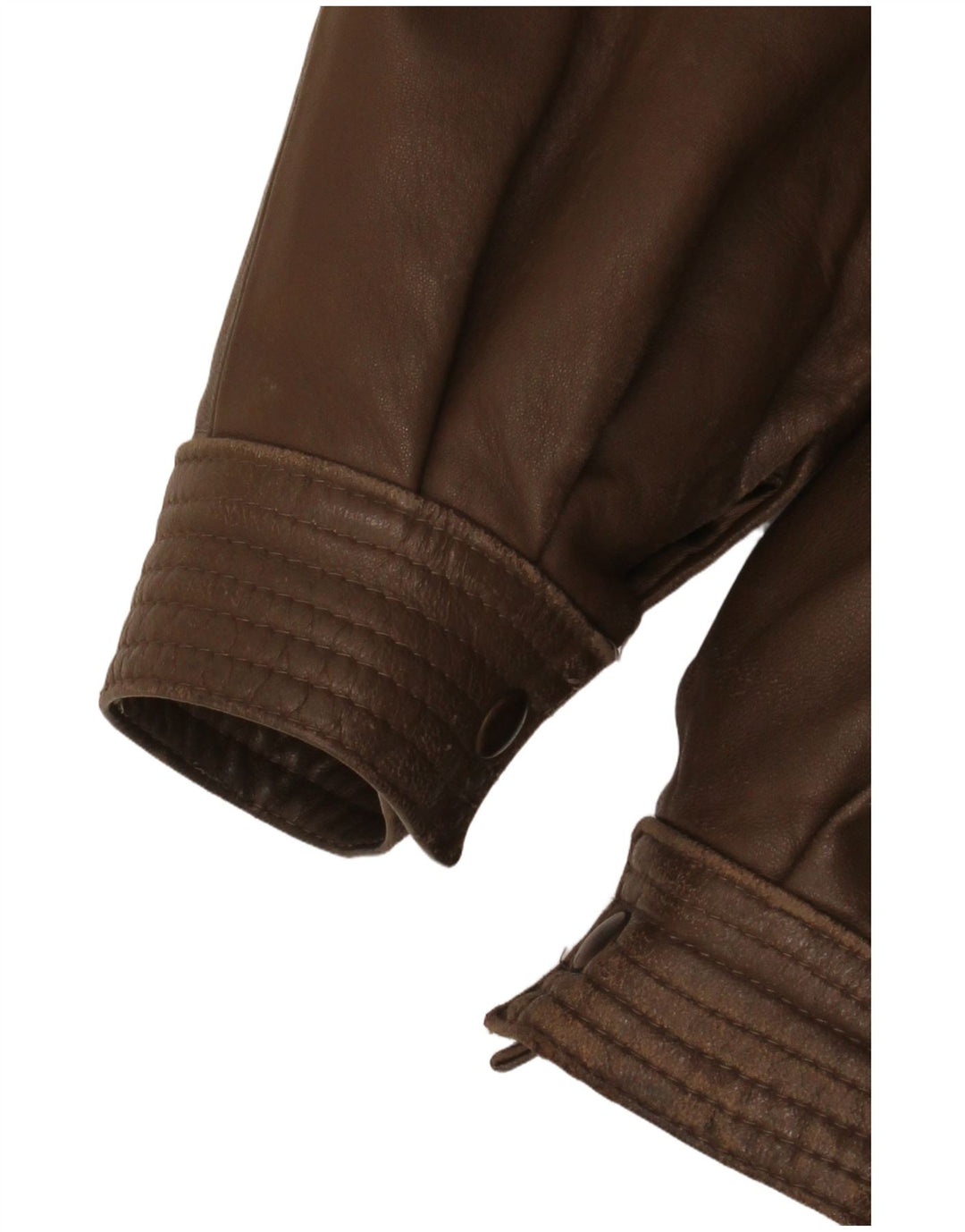 Винтажная женская кожаная куртка IT 42 Medium Brown