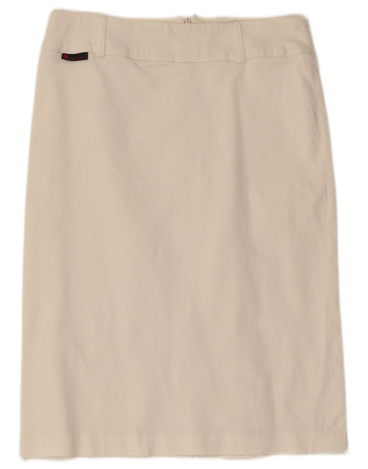 Dolce & Gabbana Женская прямая юбка IT 42 Medium W30 Белый хлопок