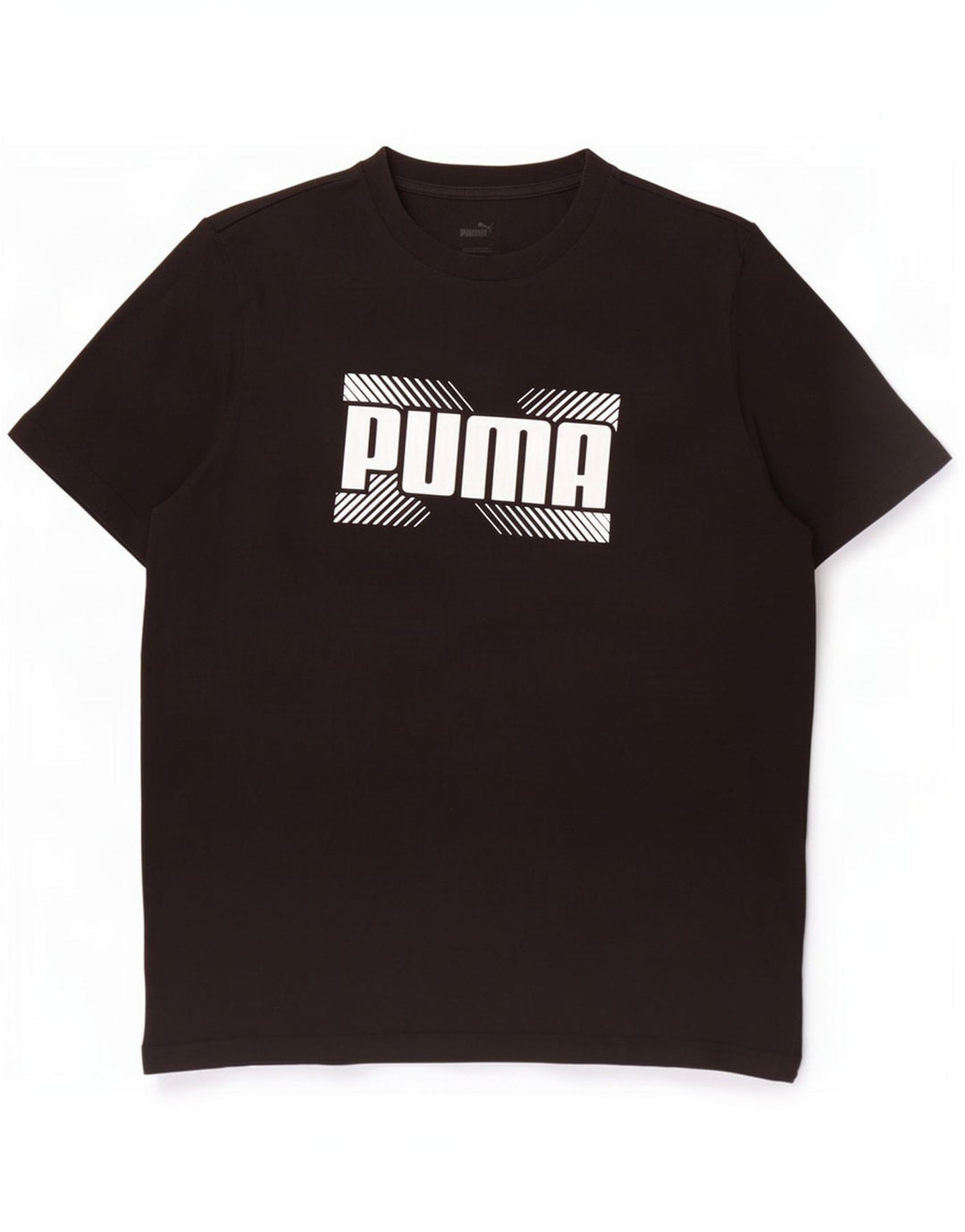 Мужская футболка с рисунком Puma, большая черная