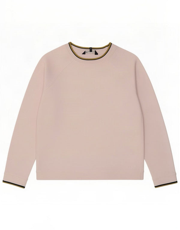 Crew Clothing Женский свитер-свитшот UK 8 Маленький розовый хлопок