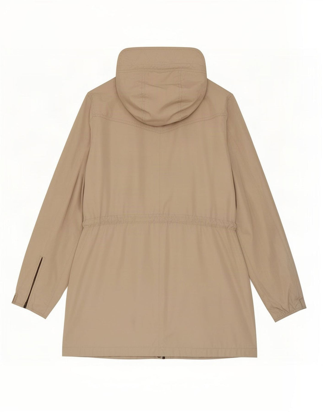 Женская куртка Zara UK 16, большая, бежевая, полиэстер