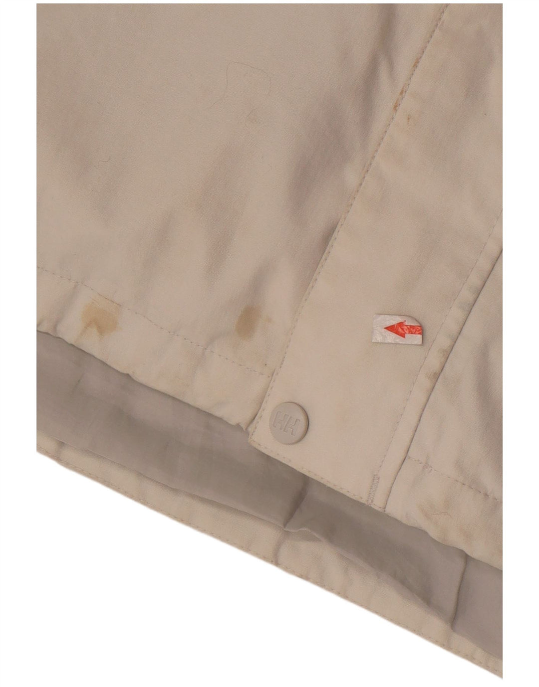 Мужская непромокаемая куртка Helly Hansen с капюшоном UK 40, большая, из белого нейлона