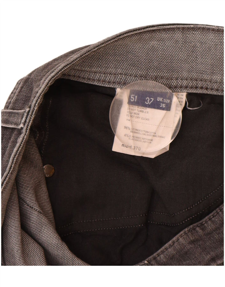 Мужские узкие джинсы Trussardi W35 L32, серый хлопок
