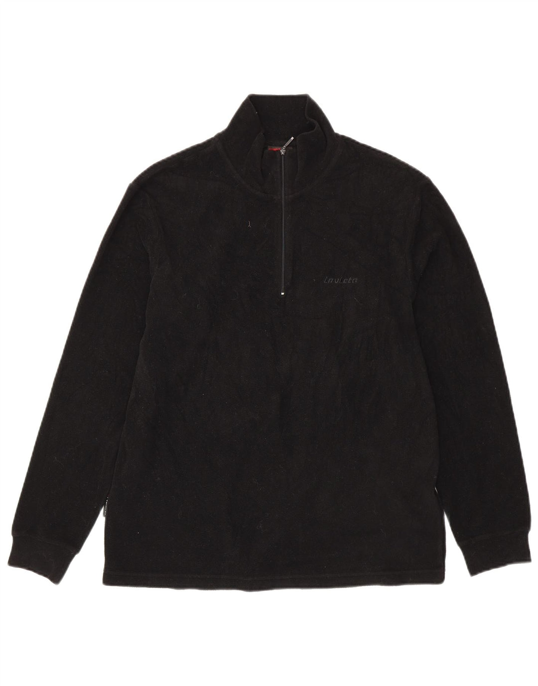 INVICTA Мужской флисовый джемпер с воротником на молнии, большой черный