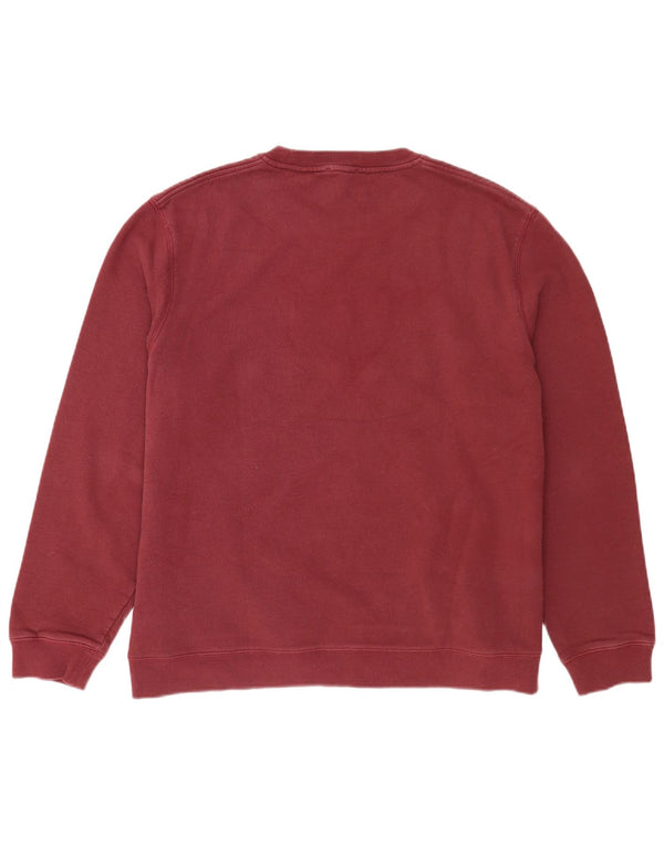 Мужской свитшот с рисунком Ted Baker, размер 5 XL, бордовый хлопок, хлопок