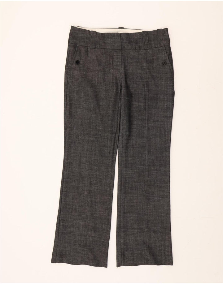 Женские повседневные брюки Monsoon Bootcut UK 10, маленькие W32 L30, серый полиэстер