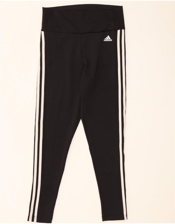 Женские леггинсы ADIDAS Aeroready UK 12/14, средний черный полиэстер