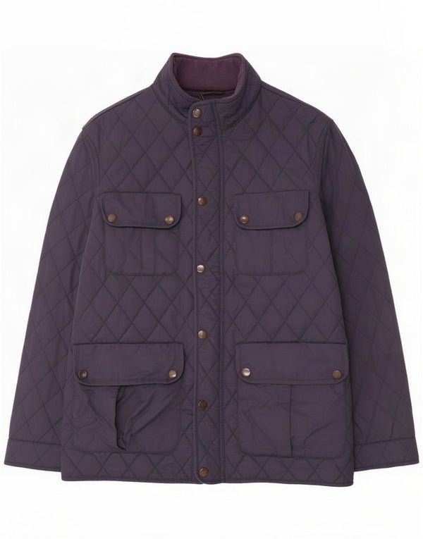 Orvis Мужская стеганая куртка UK 38 Medium Navy Blue