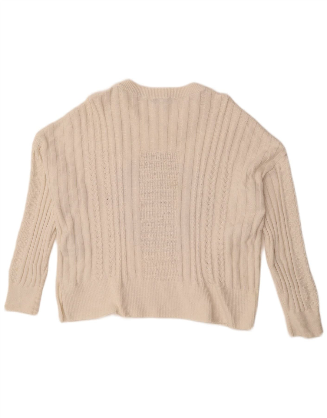 Женский джемпер с круглым вырезом Tommy Hilfiger UK 14, средний белый