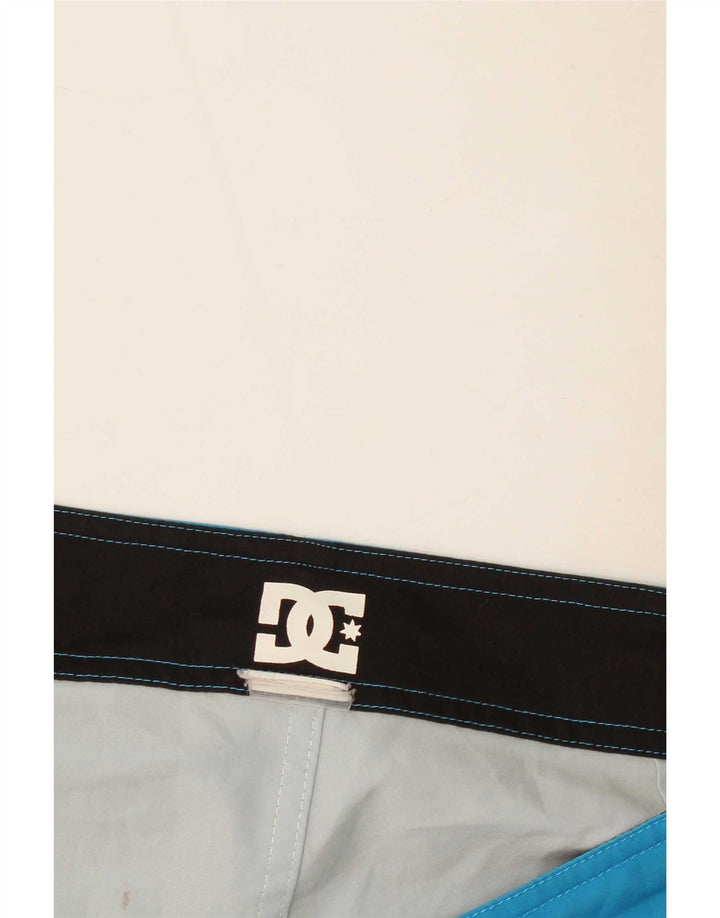 DC Mens Graphic Swimming Shorts Large Blue Striped