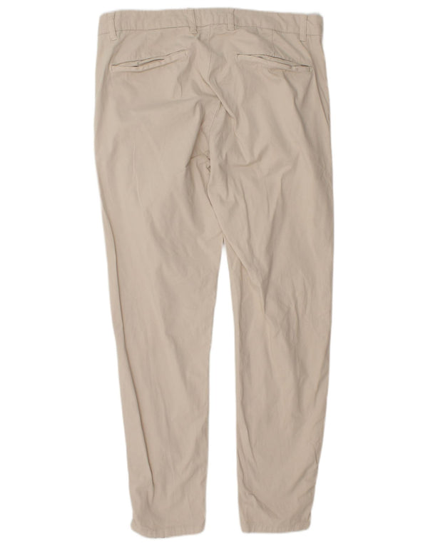 Мужские узкие брюки-чиносы Zara EU 42, большие W32 L30, белые
