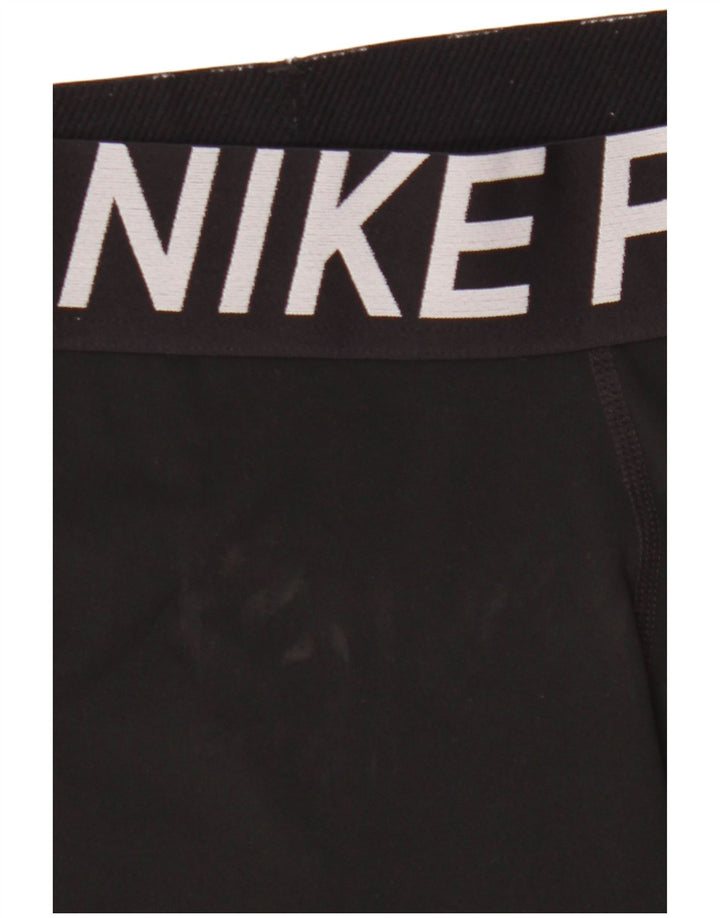 Женские спортивные шорты с графикой Nike UK 8, маленькие черные