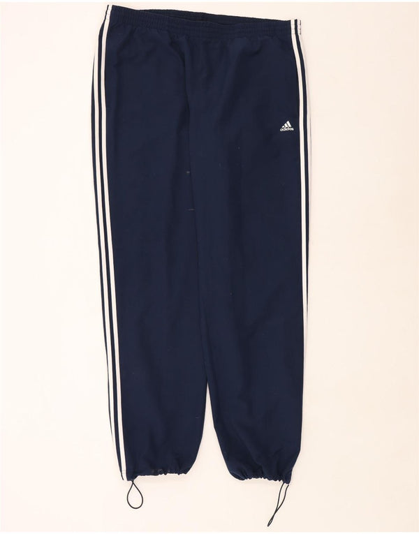 Adidas Mens Climalite Спортивный костюм Брюки Джоггеры XL Темно-синий полиэстер