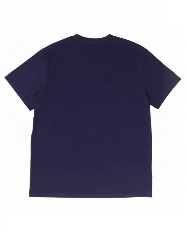Adidas Мужская футболка с рисунком Top XL Темно-синий хлопок