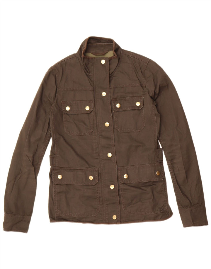 Женская универсальная куртка J. Crew UK 2 2XS, хлопок цвета хаки