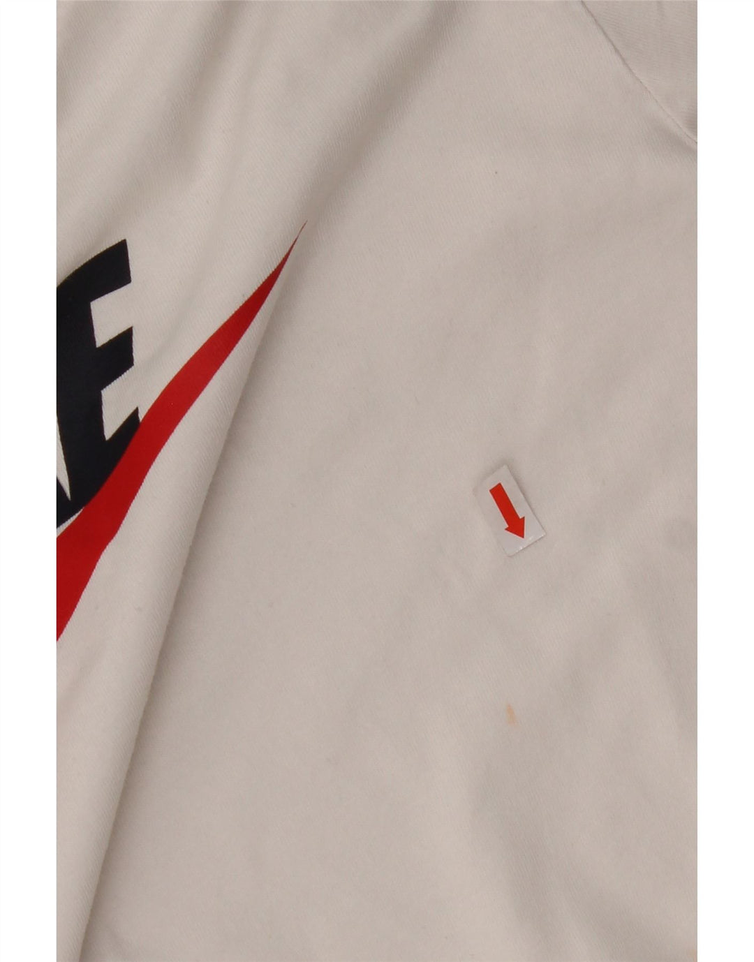 Футболка с рисунком NIKE для мальчиков, топ 13–14 лет, белый хлопок