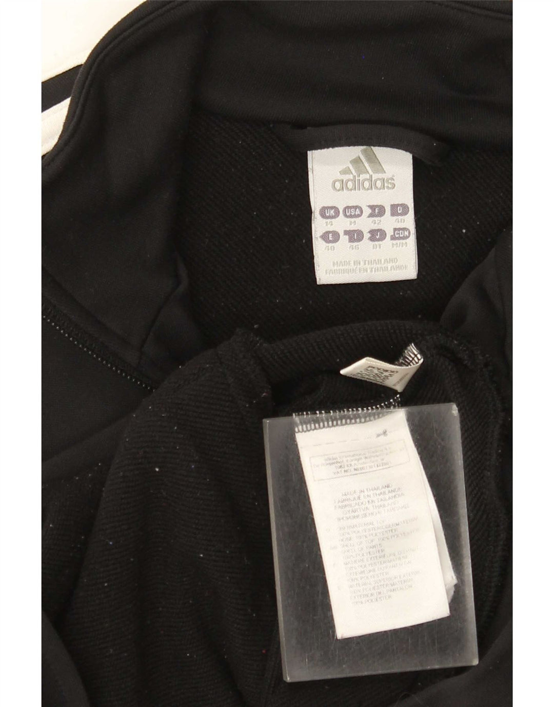 Женский спортивный костюм Adidas Top Jacket UK 14, средний черный, полиэстер