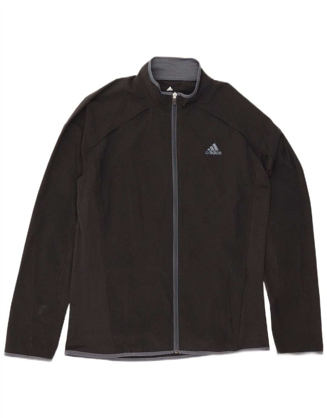 Мужская спортивная куртка Adidas Climalite, средний черный полиэстер