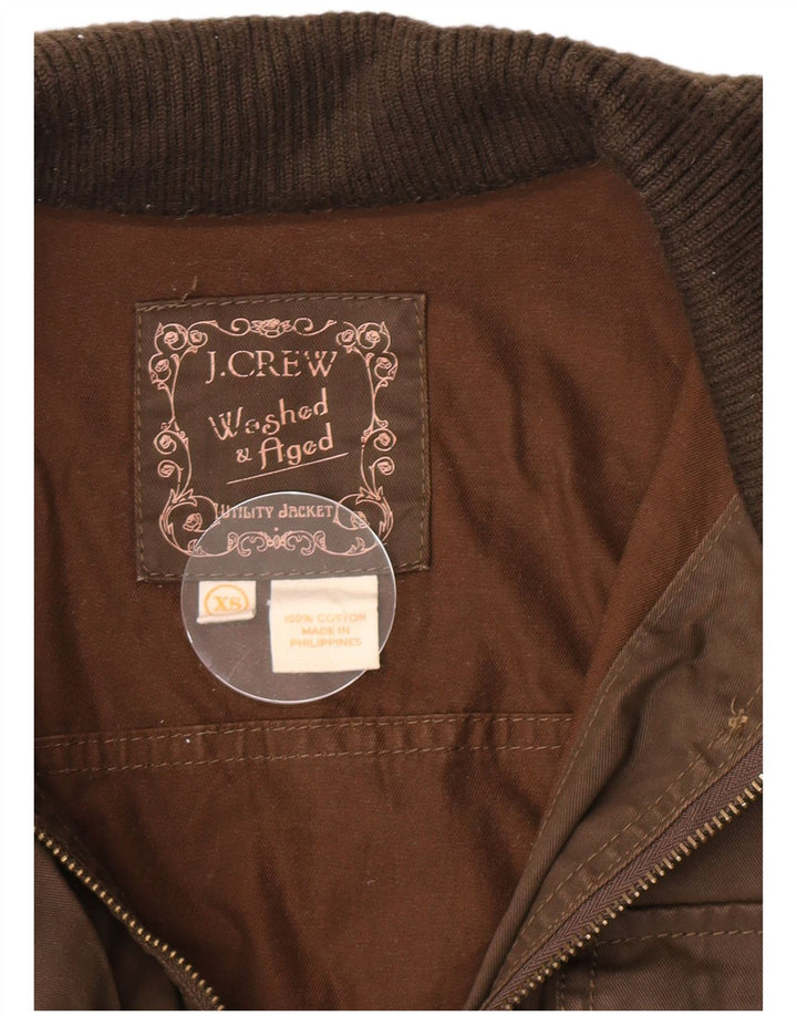 Женская куртка J. Crew UK 6 XS, коричневый хлопок