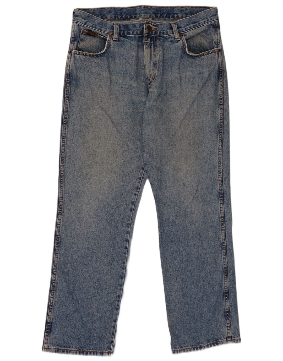 Мужские прямые джинсы Wrangler Texas W36 L30, синий хлопок