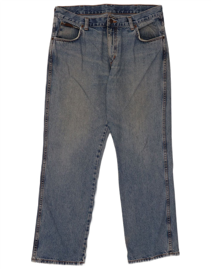 Мужские прямые джинсы Wrangler Texas W36 L30, синий хлопок