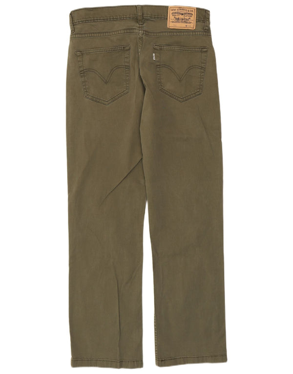 Мужские прямые джинсы Levi's 752 W33 L30 хаки, хлопок