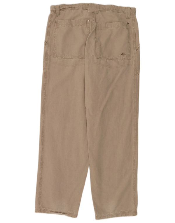 Мужские повседневные брюки Quiksilver Medium W32 L32, бежевые, хлопок