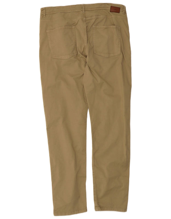 LIU JO Мужские повседневные брюки узкого кроя IT 54 2XL W42 L31 Бежевый хлопок