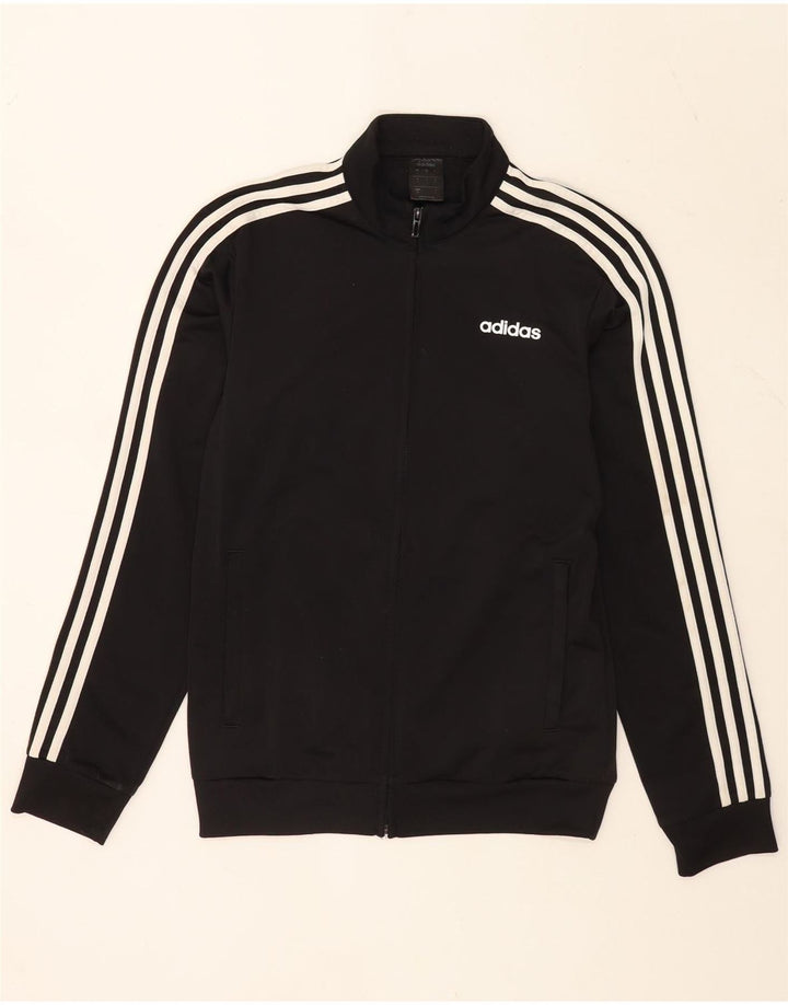 Adidas Мужской спортивный костюм Верхняя куртка Маленький черный полиэстер
