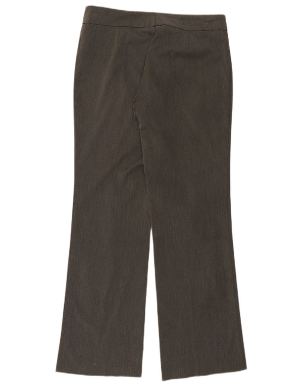 Женские повседневные брюки SASHA Bootcut, размер США 12, большие размеры W32 L32, серый полиэстер