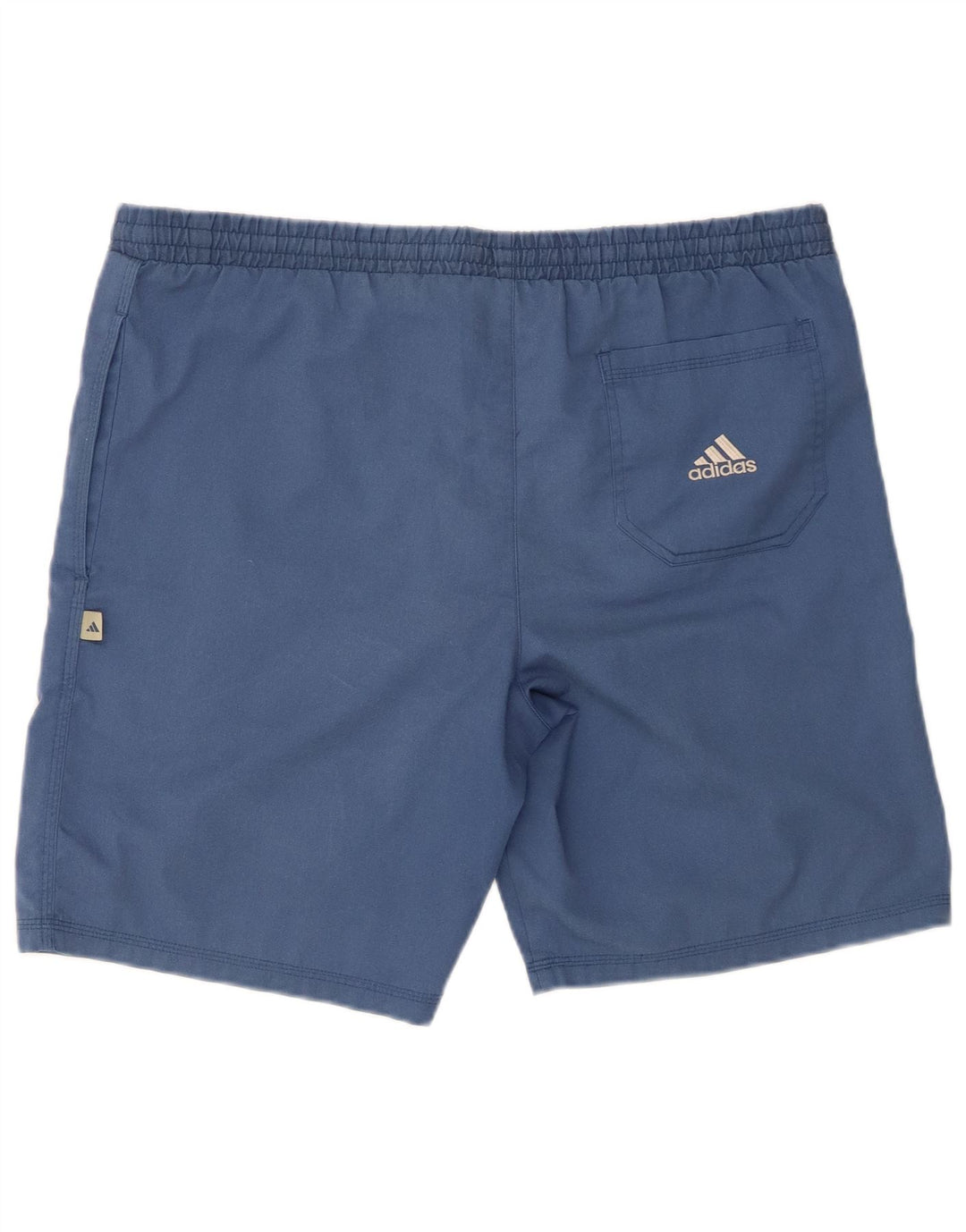 Мужские спортивные шорты Adidas среднего размера, темно-синие, полиэстер
