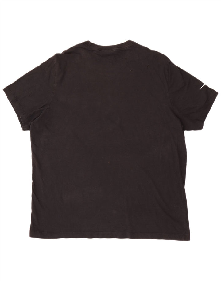 Мужская футболка NIKE 2XL, черный хлопок
