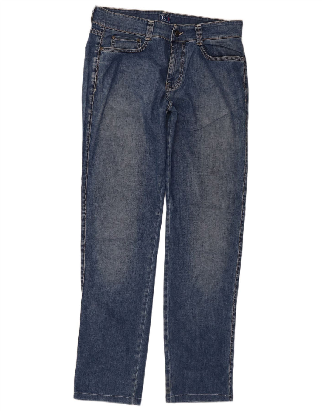 Мужские прямые джинсы Trussardi W33 L32 синие, хлопок