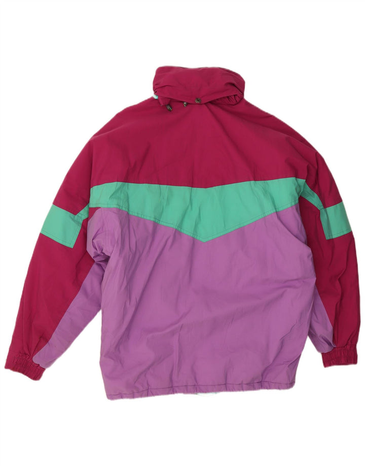 Женская водонепроницаемая лыжная куртка Bailo Gore-Tex IT 46, большая розовая с цветными блоками