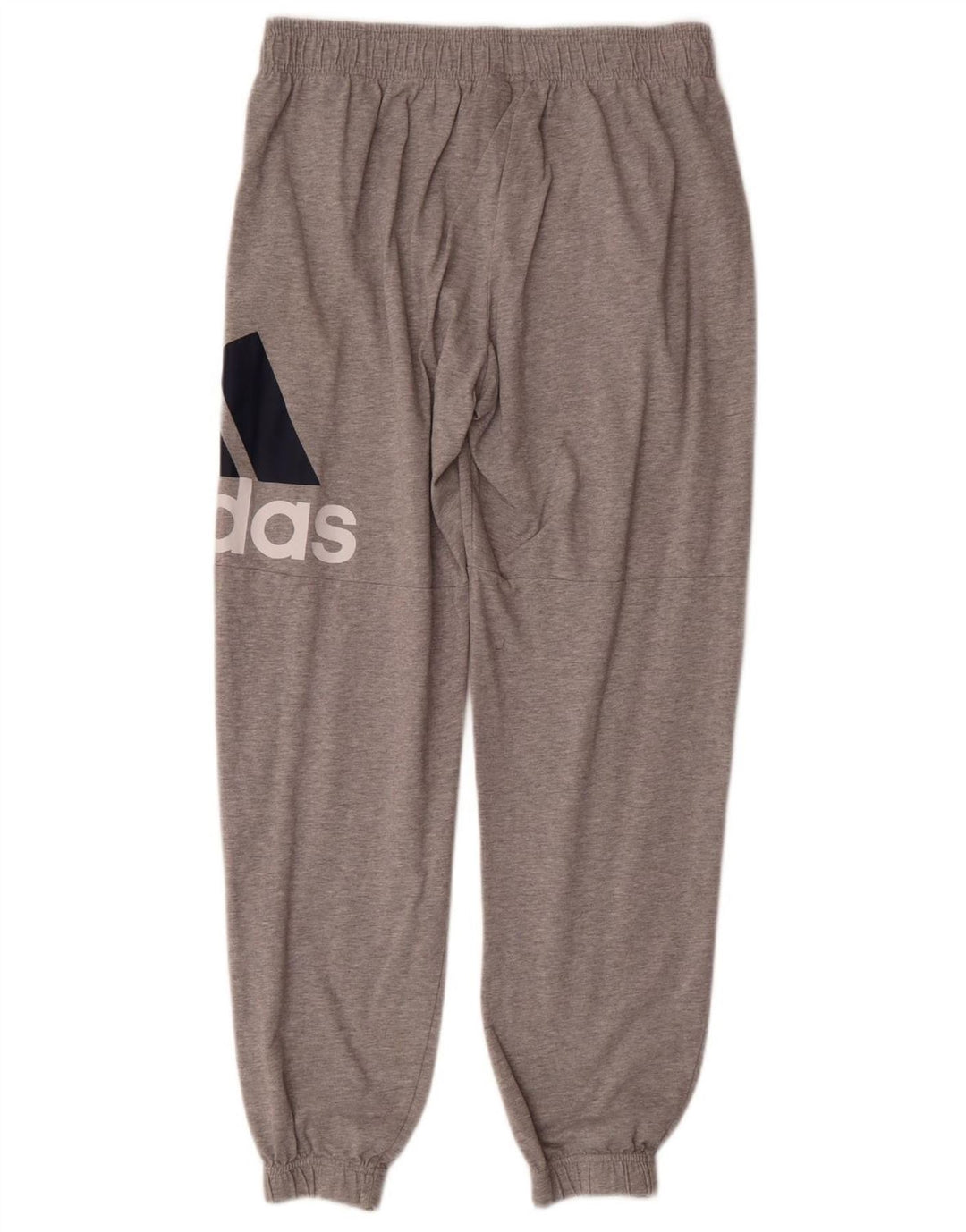 ADIDAS Mens Graphic Tracksuit Trousers Joggers Medium  Grey Cotton