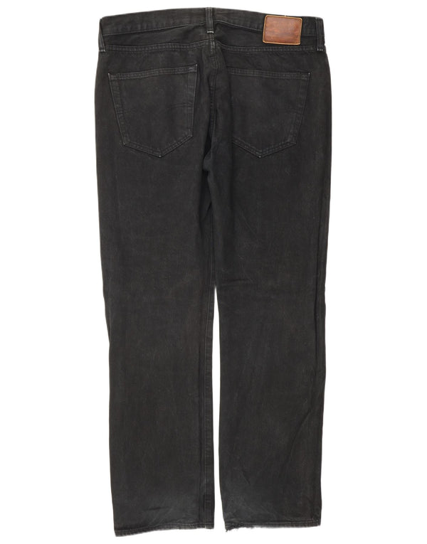 Мужские прямые джинсы Levi's W36 L32, черный хлопок