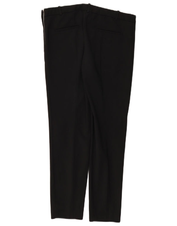 ZARA Womens Slim Casual Trousers Large W30 L27 Black