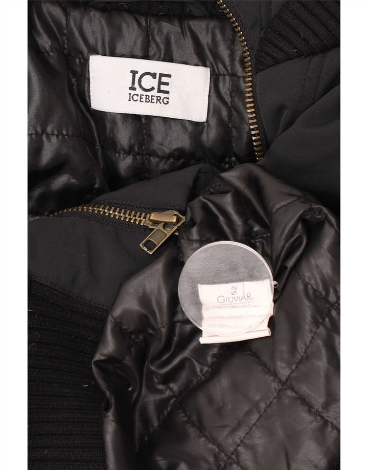Женская стеганая куртка Iceberg IT 52 2XL Черный