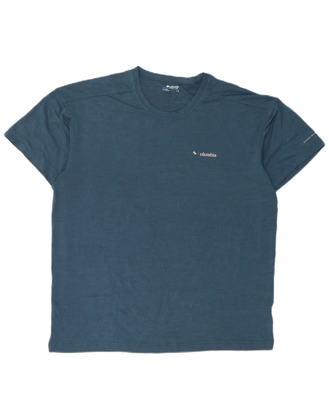 Мужская футболка Columbia Top, большой синий полиэстер