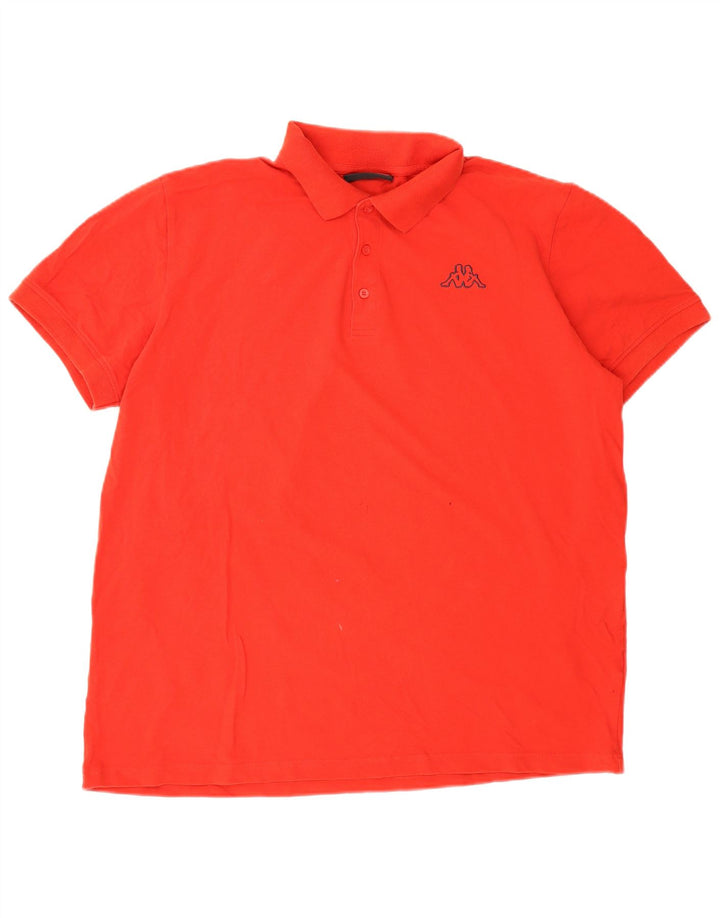 Мужская рубашка-поло KAPPA 2XL, красный хлопок