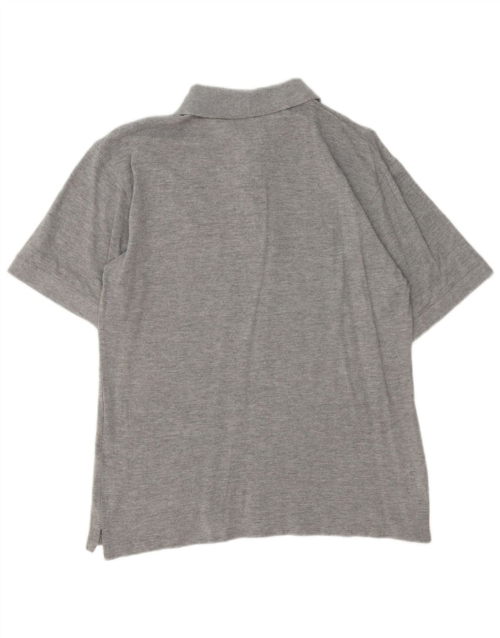 Мужская рубашка поло LOTTO, большая серая в крапинку