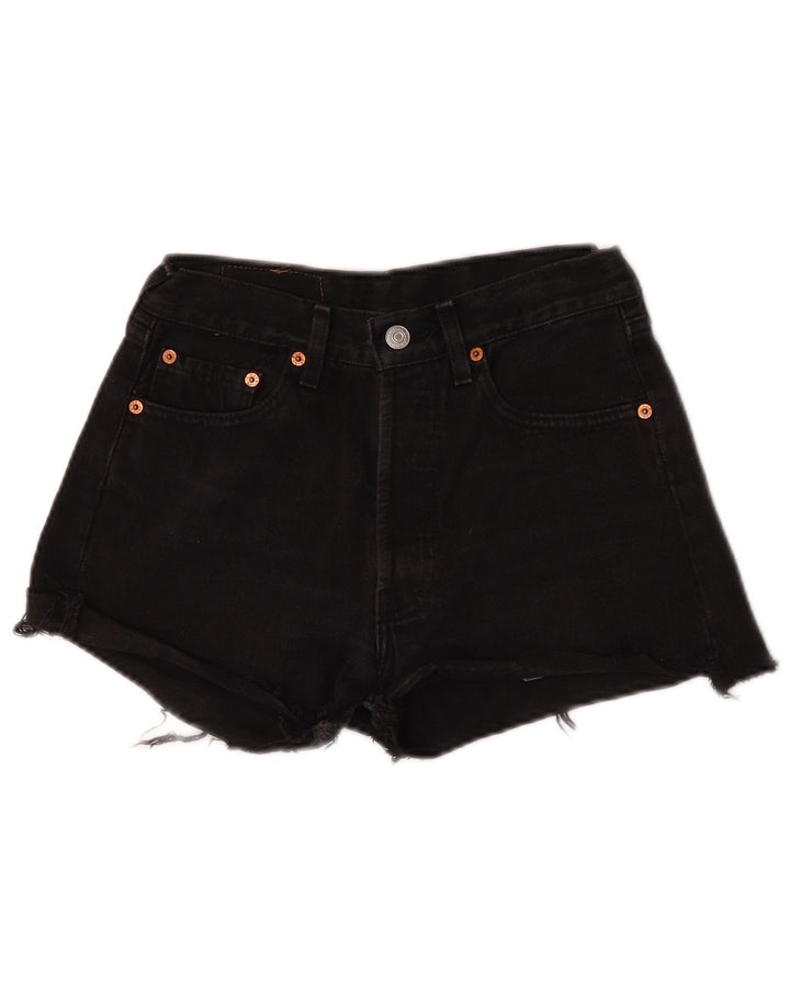 Женские джинсовые шорты Levi's 501 W28, средние черные
