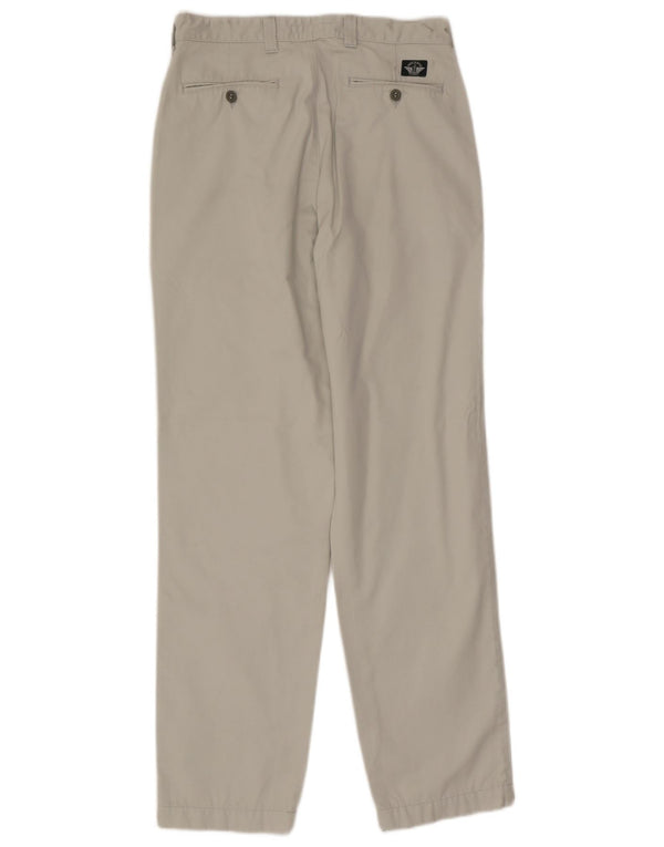 Мужские прямые брюки-чиносы Dockers цвета хаки W32 L34 серые