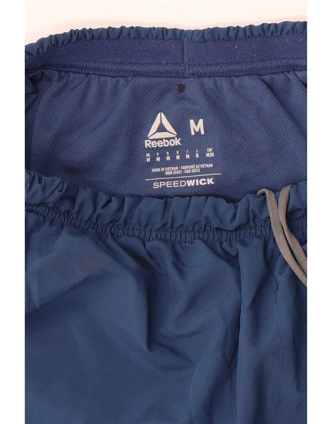 Мужские спортивные шорты Reebok Speedwick, средние, темно-синие