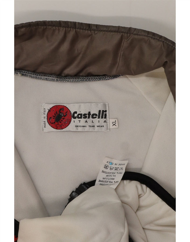 Castelli Мужская спортивная куртка с графическим рисунком XL Разноцветный цветной блок