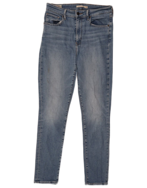 Женские джинсы скинни Levi's 721 с высокой посадкой W29 L28, синие, хлопок