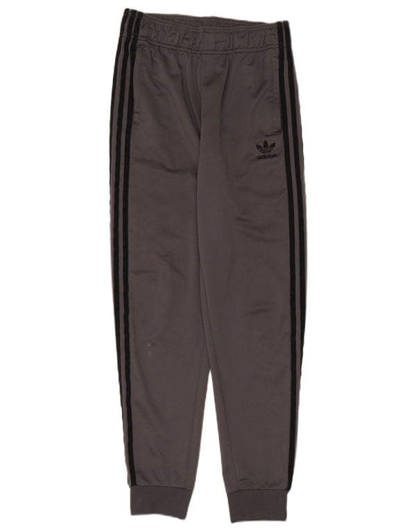 Спортивный костюм Adidas для мальчиков Брюки-джоггеры 13-14 лет Серый полиэстер