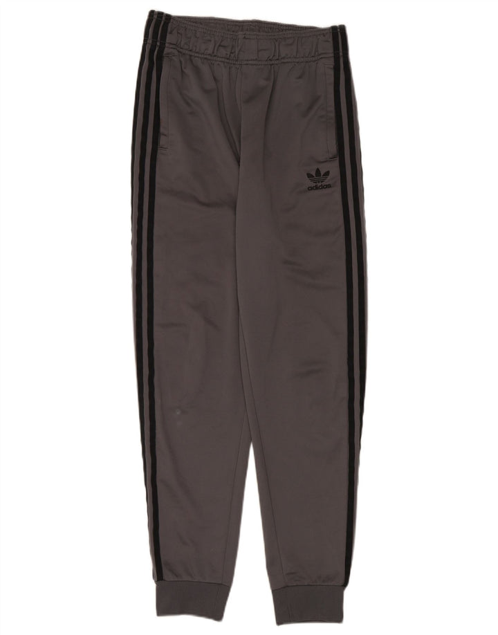Спортивный костюм Adidas для мальчиков Брюки-джоггеры 13-14 лет Серый полиэстер
