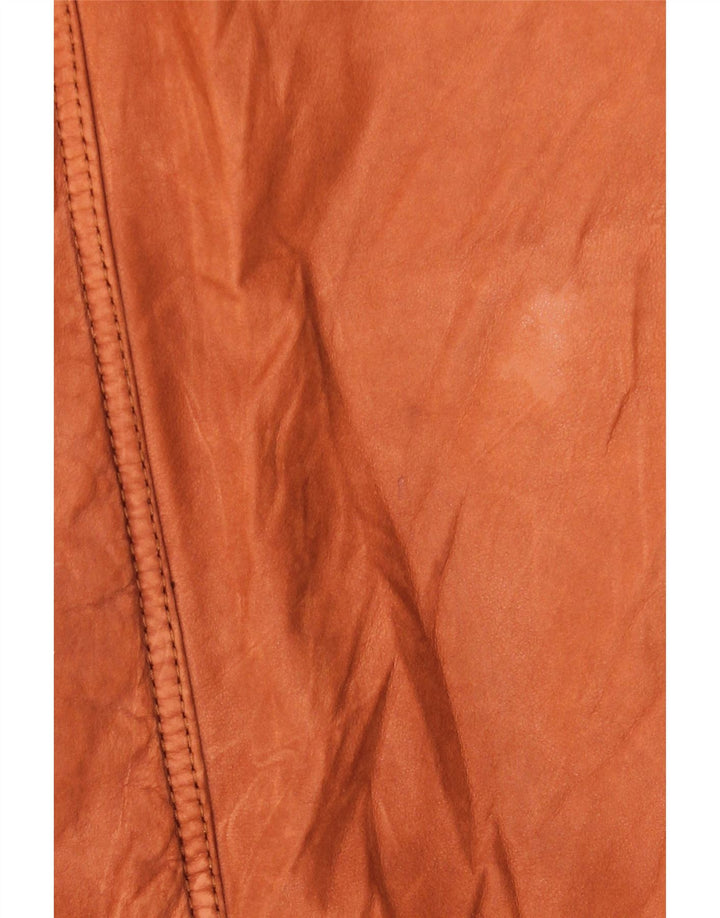 Мужская кожаная куртка Dibi UK 42 XL Коричневая кожаная