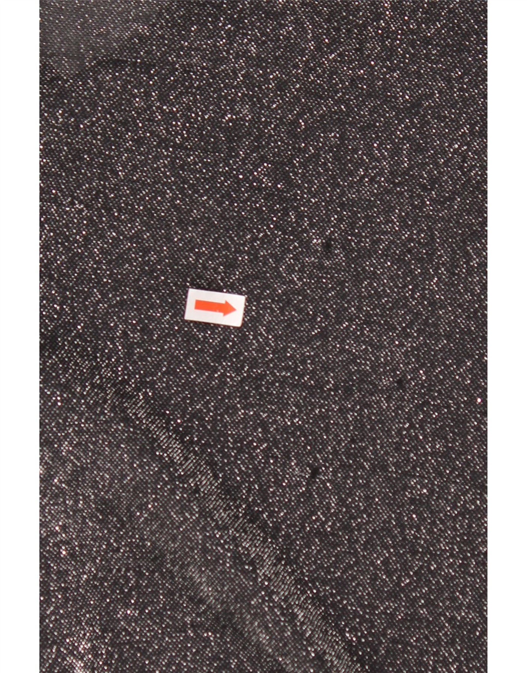 Женская блузка-рубашка оверсайз VINTAGE UK 16, большой черный полиэстер с крапинками